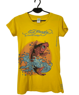 Ed Hardy Żółty Tees