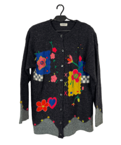 Sweterek Vintage Kwiaty Kolor