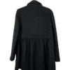 Red Valentino Czarny Płaszcz