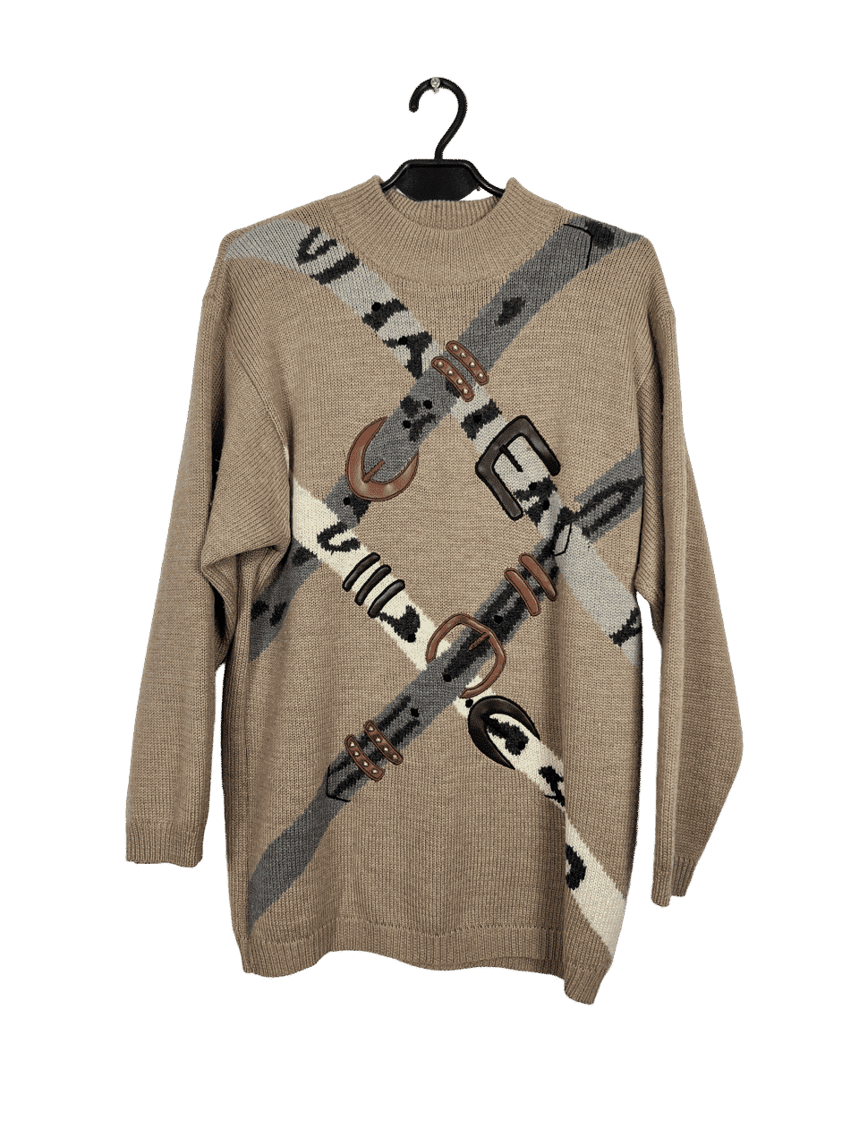 Sweter Vintage Łańcuchy