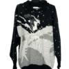 Vintage Sweter Pingwin Narciarz