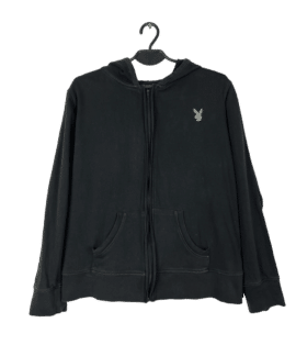 Bluza Czarna Playboyr Króliczek