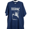 Koszulka Vintage Titanic Granatowa