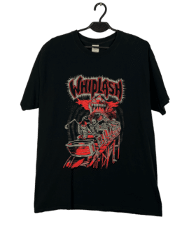 Koszulka Vintage Whiplash Czarna