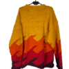 Sweterek Vintage Hande Made Ognie