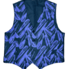 Kamizelka Vintage Fiolet Kwiaty