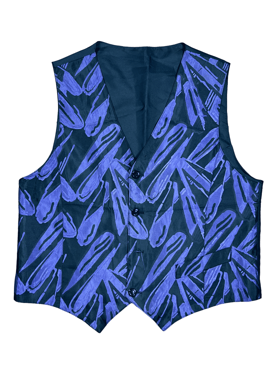 Kamizelka Vintage Fiolet Kwiaty