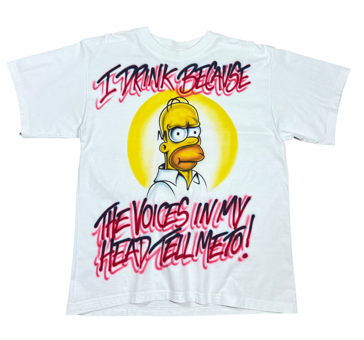 Koszulka Vintage The Simpsons Biała