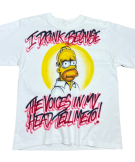 Koszulka Vintage The Simpsons Biała