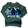 Sweter Khaki Górski Pejzaż