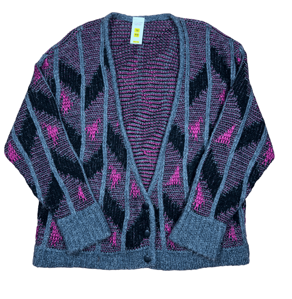 Sweter Vintage Kardigan Róż