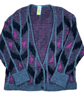 Sweter Vintage Kardigan Róż