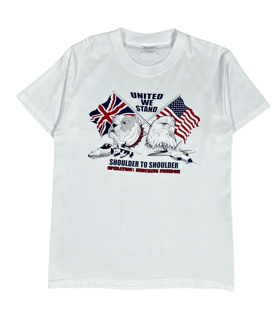 Koszulka Vintage Biała Usa