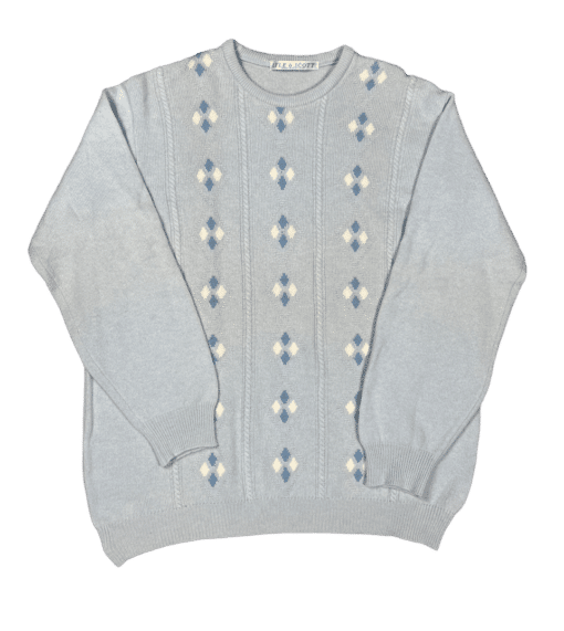 Sweter Vintage Lyle Scott Kwiatki
