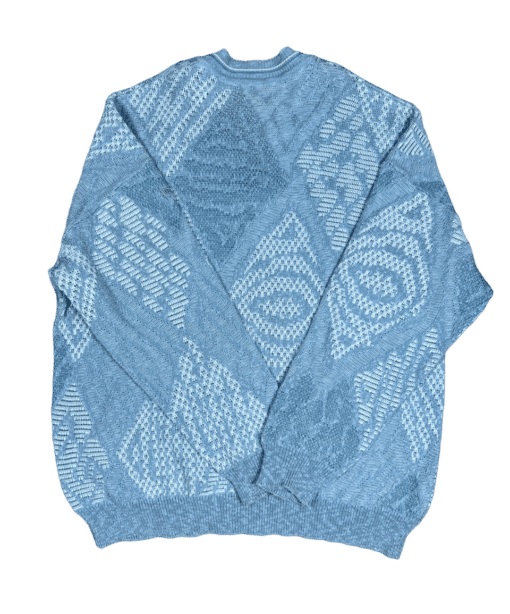 Sweterek Vintage Pudrowo Niebieski