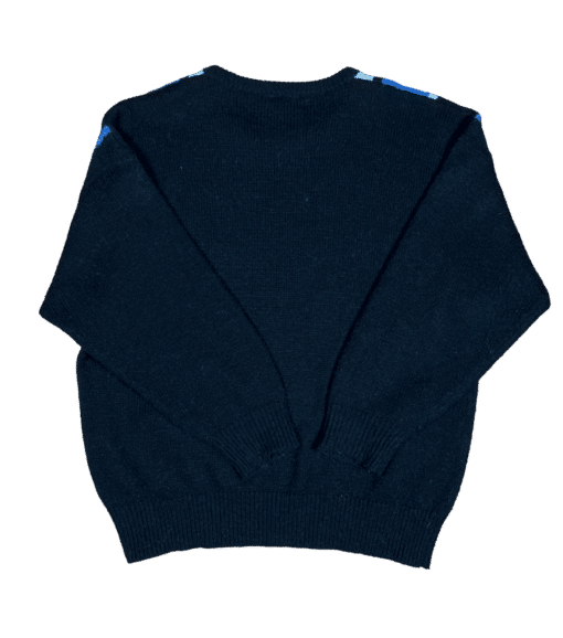 Vintage Sweter Niebieski Damski