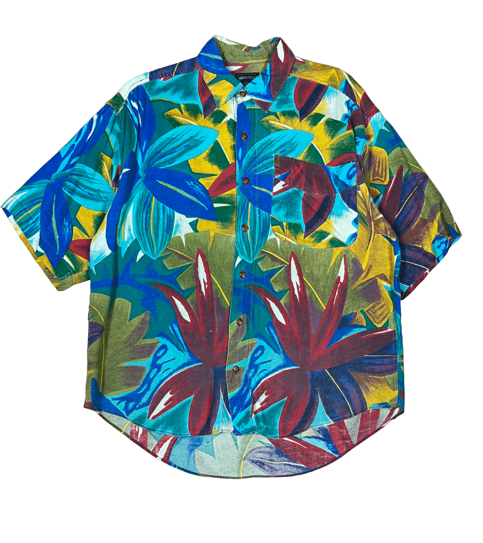 Koszula Vintage Kwiecista Kolorowa