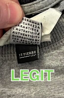 Legit 4 Dolcegabbana Metka Oryginalna