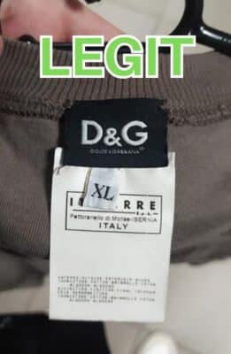 Legit Dolcegabbana Metka Oryginalna