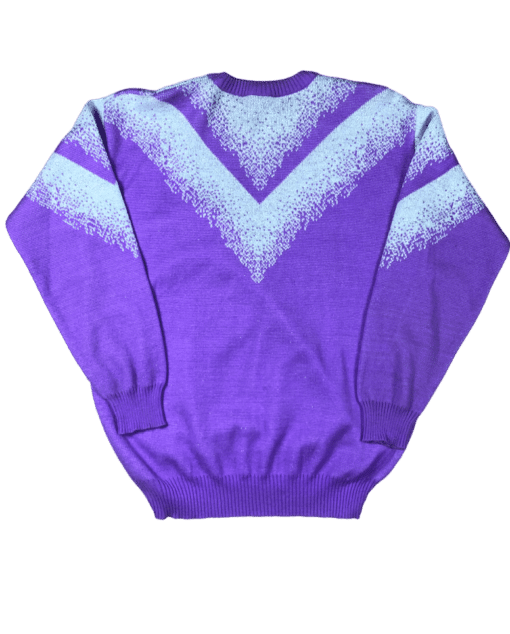 Sweter Vintage Fioletowy