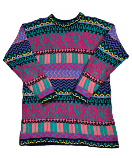 Sweter Vintage Kolorowy