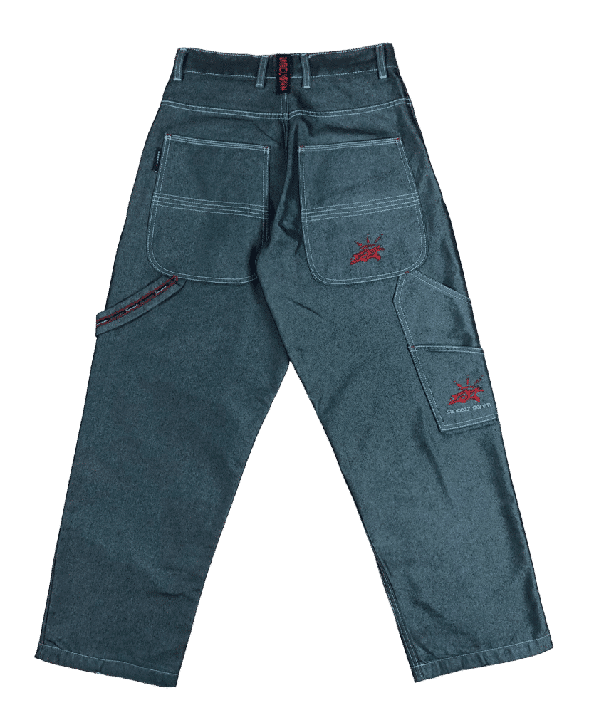 Vintage Jeansy Połyskujące