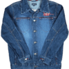 Jeansowa Kurtka Vintage Hafty