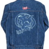 Jeansowa Kurtka Vintage Hafty