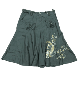 Spódnica Cargo Vintage Haft