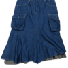 Spódnica Jeansowa Cargo Vintage
