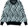 Sweter Vintage Srebrna Zeberka