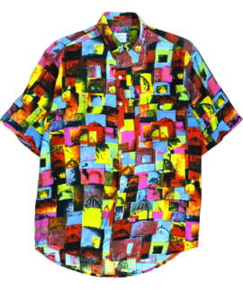 Koszula Vintage Kolorowa Parasolki