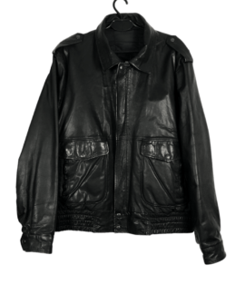 Kurtka Skórzana Vintage Bomberka