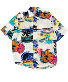 Koszula Hawajska Vintage Jak Malowana