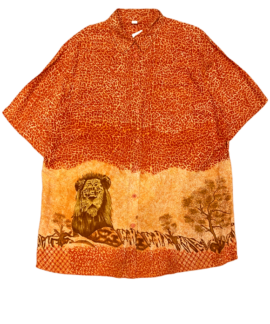 Koszula Vintage Safari Pomarańczowa