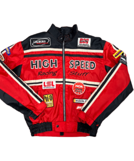 Kurtka Racing Motorowa Czerwona