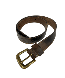 Pasek Skórzany Vintage Camel Brąz