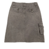 Spódnica Vintage Brązowa Cargo