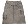 Spódnica Vintage Brązowa Cargo