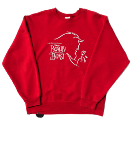 Bluza Vintage Piękna I Bestia Disney 90s