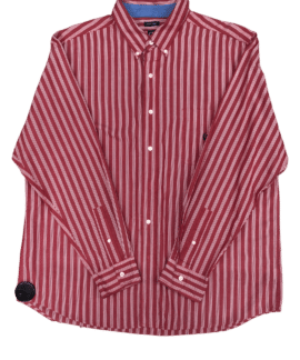 Koszula Vintage Czerwona W Paski