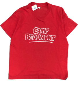 Koszulka Vintage Camp Beaumont Czerwona