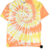 Koszulka Vintage Tie Dye Pomarańczowa