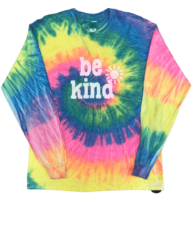 Longsleeve Vintage Tie Dye Tęczowa
