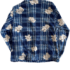 Niebieski Polar Vintage Misie
