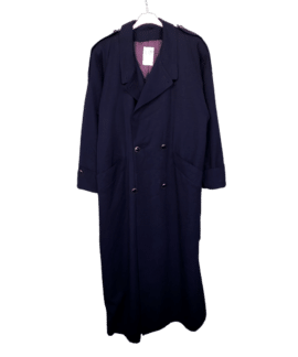 Wełniany Płaszcz Vintage Fioletowy