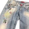 Spodnie Jeansowe Vintage 10feet Haft
