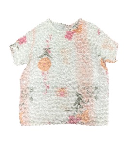 Bluzka Vintage Popcorn Bubble Biała (onesize)