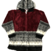Ciepły Polar Vintage Burgund