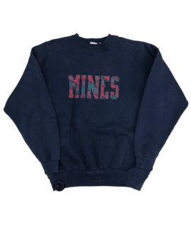Crewneck Vintage Colorado School Of Mines Granatowy